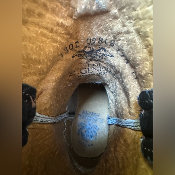 EL GENERAL 1901 Kids Western Cowboy Boots.Made in Mexico - Picture 2 of 9